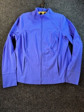 Avia Women's Full-Zip Sweatshirt Jacket in Light Blue